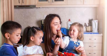 Au pair uppfiter au pair med barn