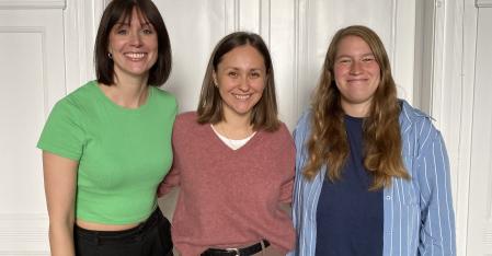 tre kvinnor bredvid varandra